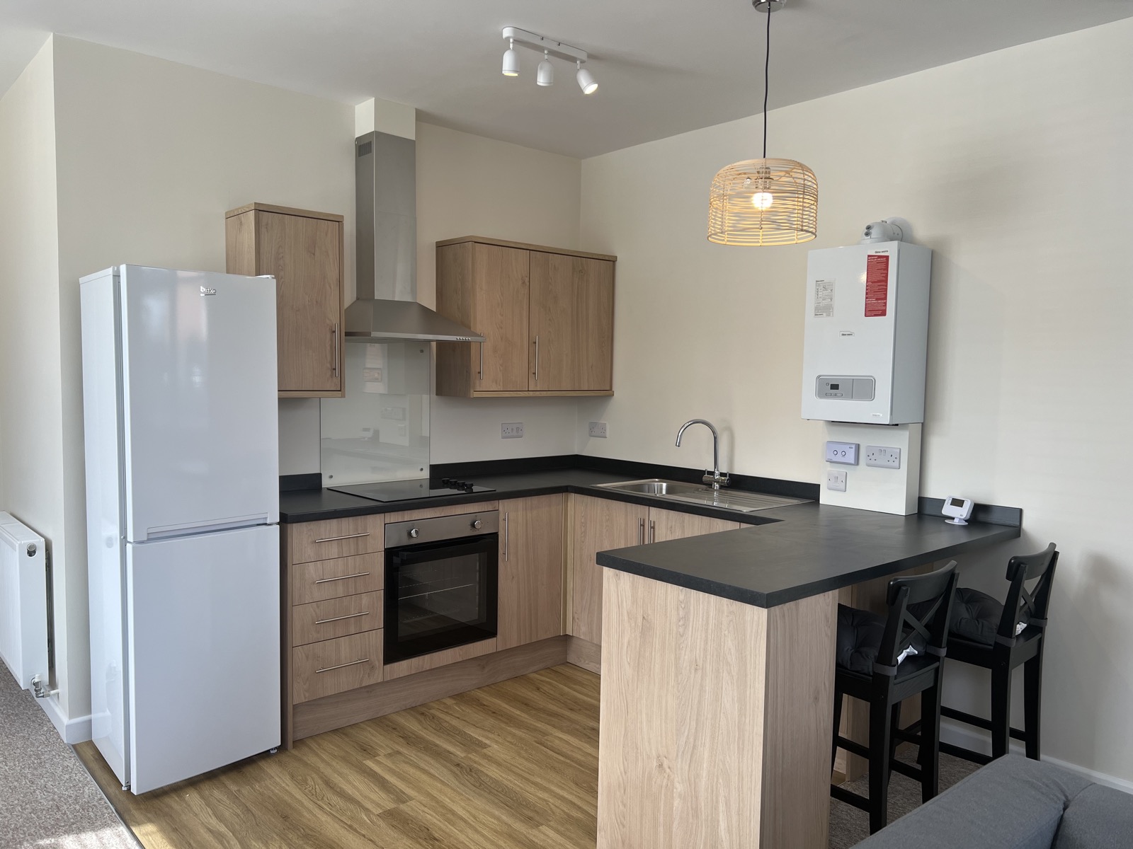 Breakfast bar, Flat 10 Richmond Court