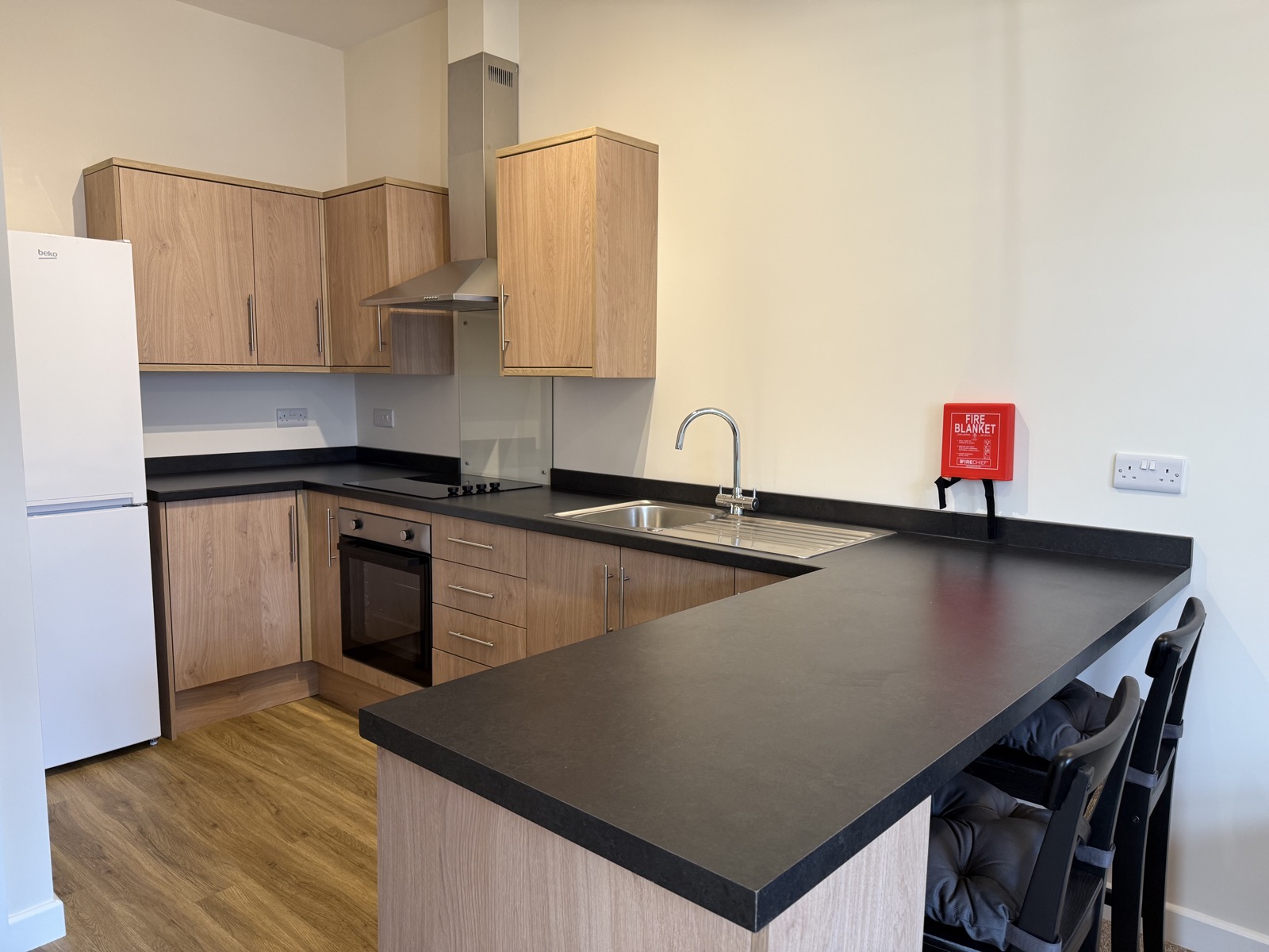 Kitchen and dining area, Flat 11 Richmond Court
